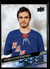 2020-21 Upper Deck Patrick Khodorenko Rookie New York Rangers #709