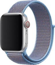 Genuine Apple Watch Strap Sport Nylon Band 38mm / 40mm - Cerulean Blue - New