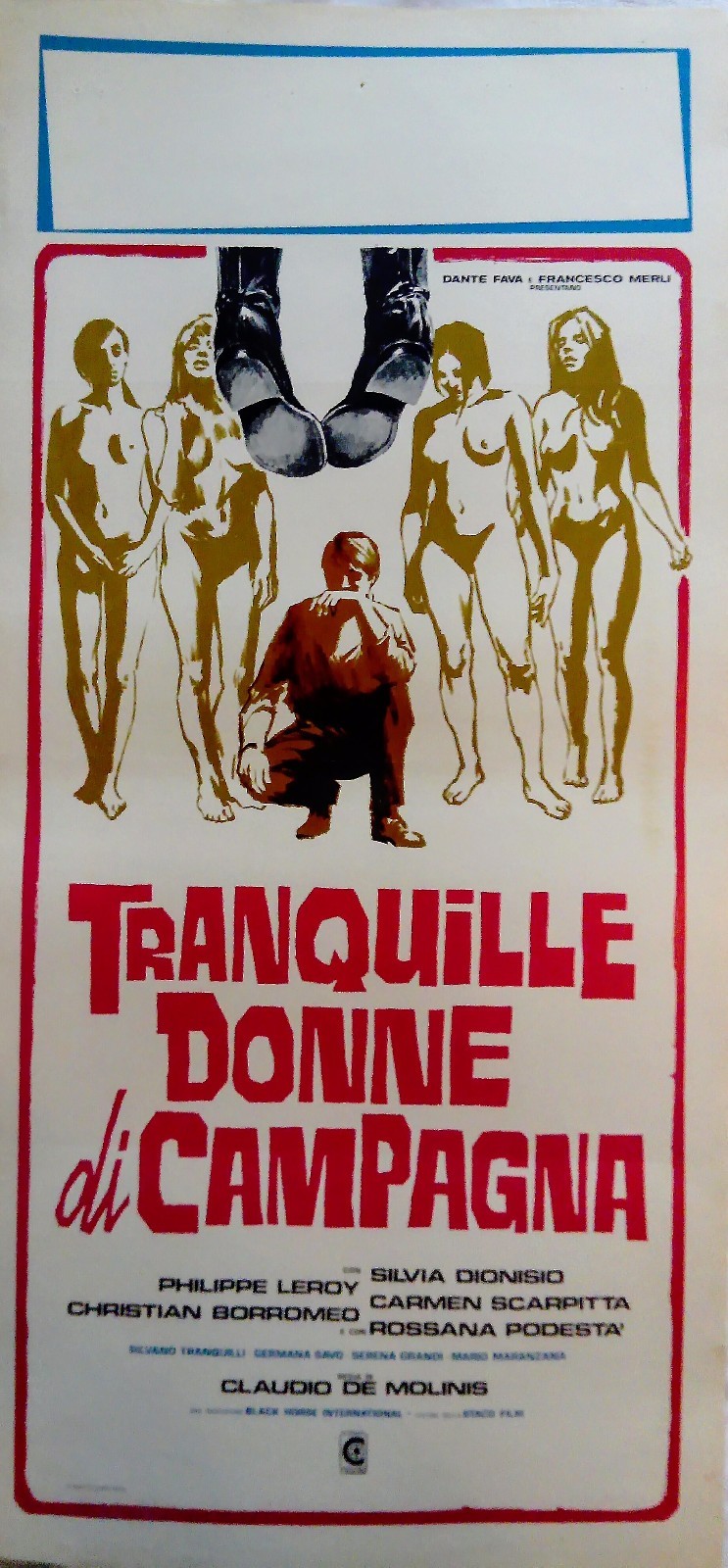 Locandina originale film Tranquille donne di campagna (1980) - Regia di Claudio Giorgi