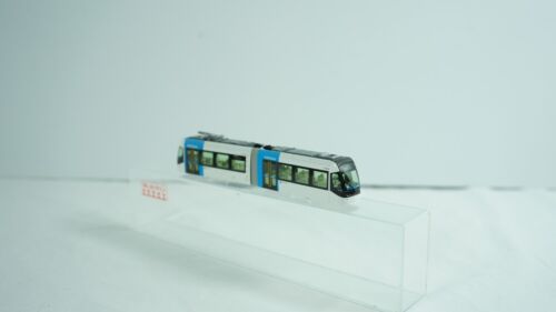 Kato N Scale Blue Portram Extended Passenger Tram Item 14-801-4 NEW Tested B9 - Picture 2 of 13