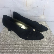 Chanel- Womens Satin Black Dress shoe-sz: 6.5