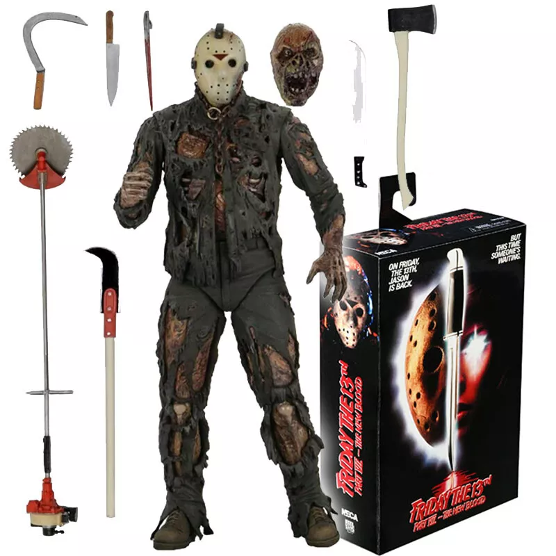 NECA Friday The 13th Jason Voorhees 7 Cult Classics Action Figure Toy Box  Gift