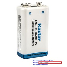 Kastar Ni-MH 260mAh 9 Volt 9V 6F22 Replacement Battery for Toys Clock Multimeter