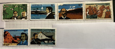Timbre d'AUSTRALIE   N° 584 à 589  oblitéré  1976