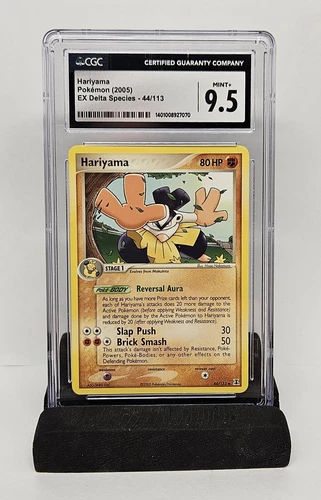 CGC MINT+ 9.5 | Pokémon Hariyama #44/113 - (2005) EX Delta Species (Non Holo)