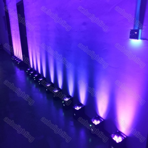 2x LED RGBWA+UV 6IN1 Rechargeable Battery Wifi DMX DJ Disco Par Stage Lighting - Picture 4 of 11