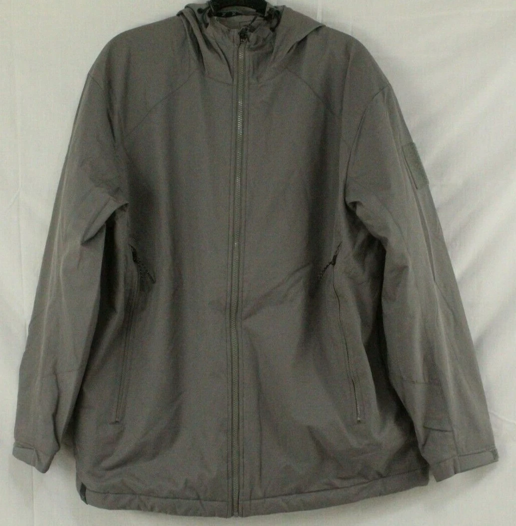 GOVX Men's Size XL Hoodie Windbreaker Jacket Color Gray NWOT