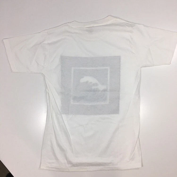 NoS Nueva Camiseta De Colección Años 90 Mr Lee Blanco Gráfico AZUL Move WAVE Surf Surfer 50/50 M Foto 4 de 4