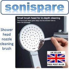 10 x cleaning tool brush for non replaceable shower head nozzles silicon rubber