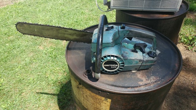 Craftsman Sears 2 3ps Chainsaw Outdoor Power Tree Cutting Equipment Power Sharp