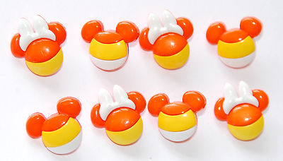 Mickey & Minnie Mouse Candy Corn / Disney Collection ~  Dress It Up Buttons