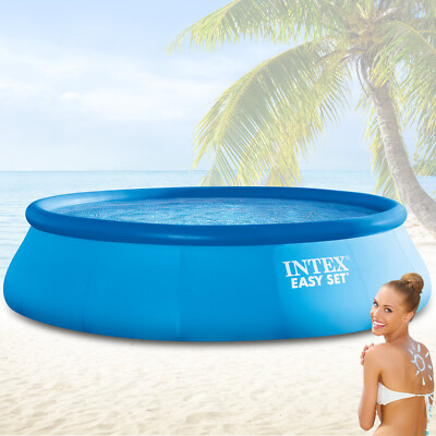 INTEX 457x122 Schwimmbecken swimming Pool Schwimmbad Quick up Swimmingpool easy