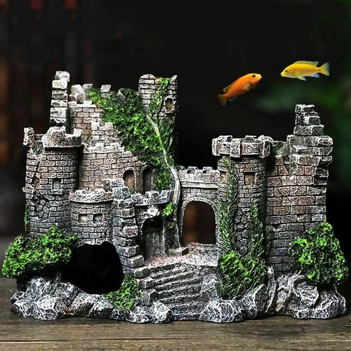 fish tank castle decoration