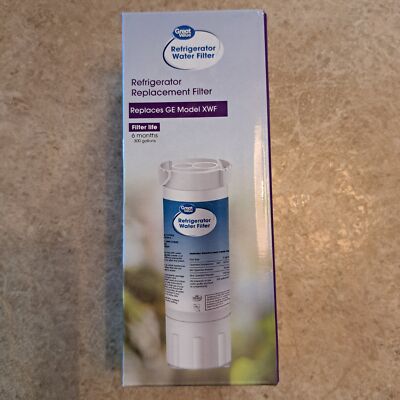 Great Value GE Refrigerator Replacement Filter Model GVF034 - Replaces GE XWF