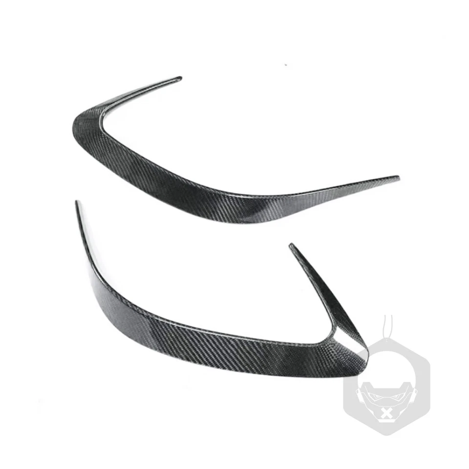 Barbatanas divisoras de para-choque traseiro de fibra de carbono canards para Mercedes Benz C292 GLE63 AMG - Imagem 3 de 4