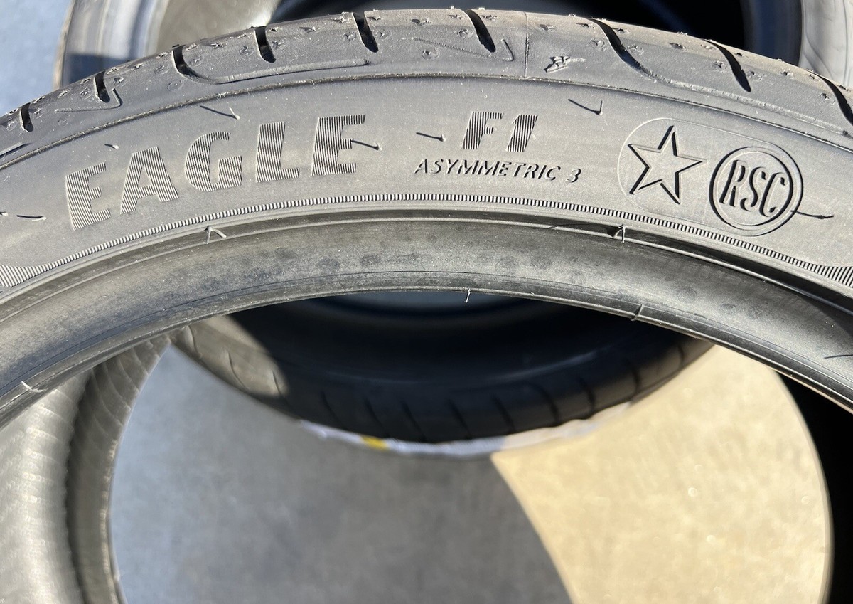TWO NEW 255/35R19 Goodyear Eagle F1 Asymmetric 3 RunOnFlat ROF Run