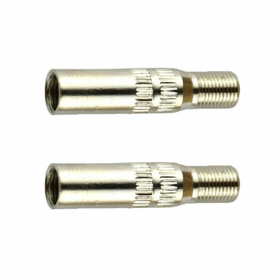 2 Pcs Car Auto Motorcycle Bike Tire Valve Extension Adapter Valve Cap