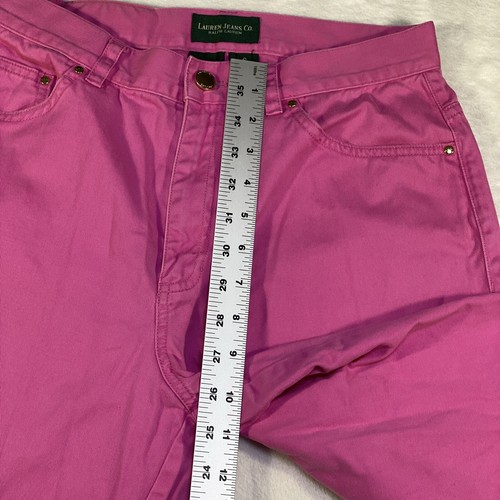 Lauren Ralph Lauren Jeans Co Jeans Damen 6 Denim Rosa Cropped Tapered Leg - Bild 10 von 20