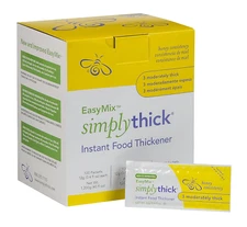 Simplythick Easymix | 100 Count of 12G Individual Packets | Gel Thickener for Th