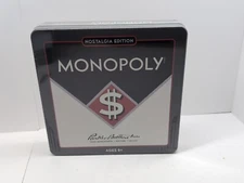 Monopoly Nostalgia Edition Collectible Tin Vintage 1937 Classic Board Game NEW!