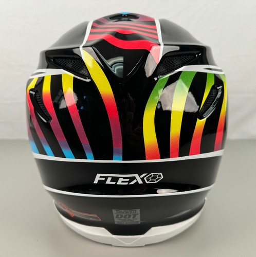 Bell Moto 9S Flex Drift Helmet, Black/Multicolored, Large, 7163766 - Bild 6 von 6