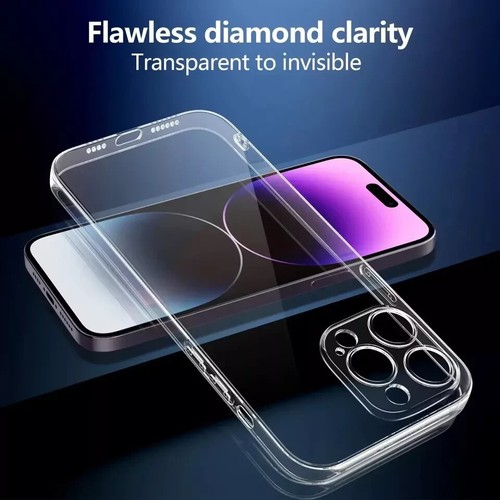 CLEAR Shockproof Case For iPhone 6/7/8 Plus 11/12/13/14/15/16 Pro Silicone Cover - Picture 4 of 4