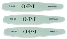  OPI Shiner Nail File and Buffer, 1000/4000 Grit, 3 PACK 