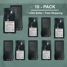 10x Replacement Batteries for KNB-14 KNB-15A Kenwood Radios TK260G TK2107 TK3100