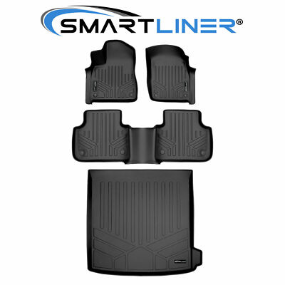SMARTLINER Custom Fit Floor Mats Cargo Trunk Liner Set 2019-2026 Audi Q8 | RS Q8