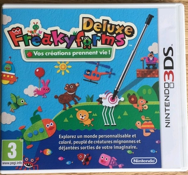 Freakyforms Deluxe Your Creations, Alive (Nintendo 3DS, 2012) for sale