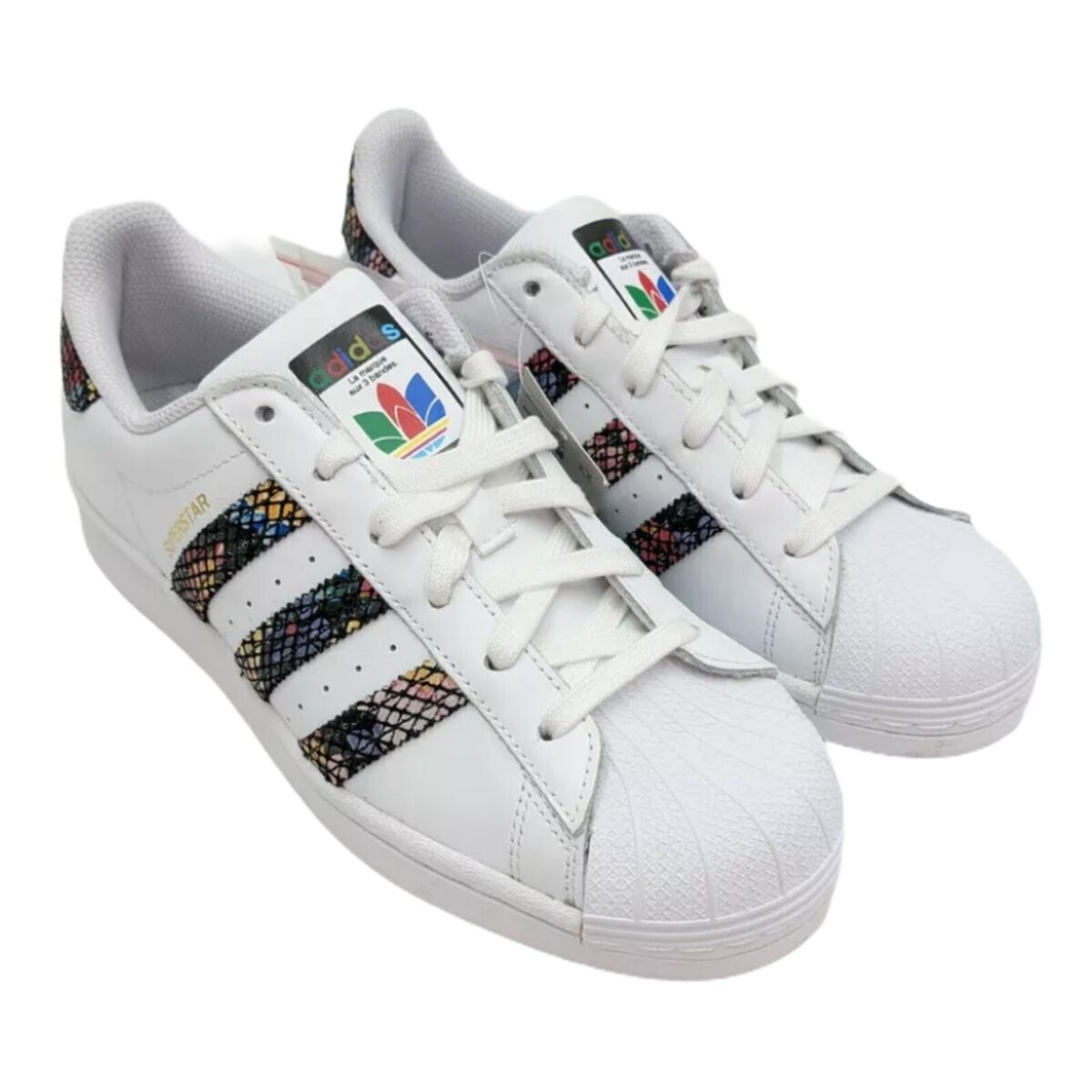 adidas Originals Superstar W Floral Twist Stripe Snakeskin adidas Originals Superstar W Floral Twist Stripe Snakeskin