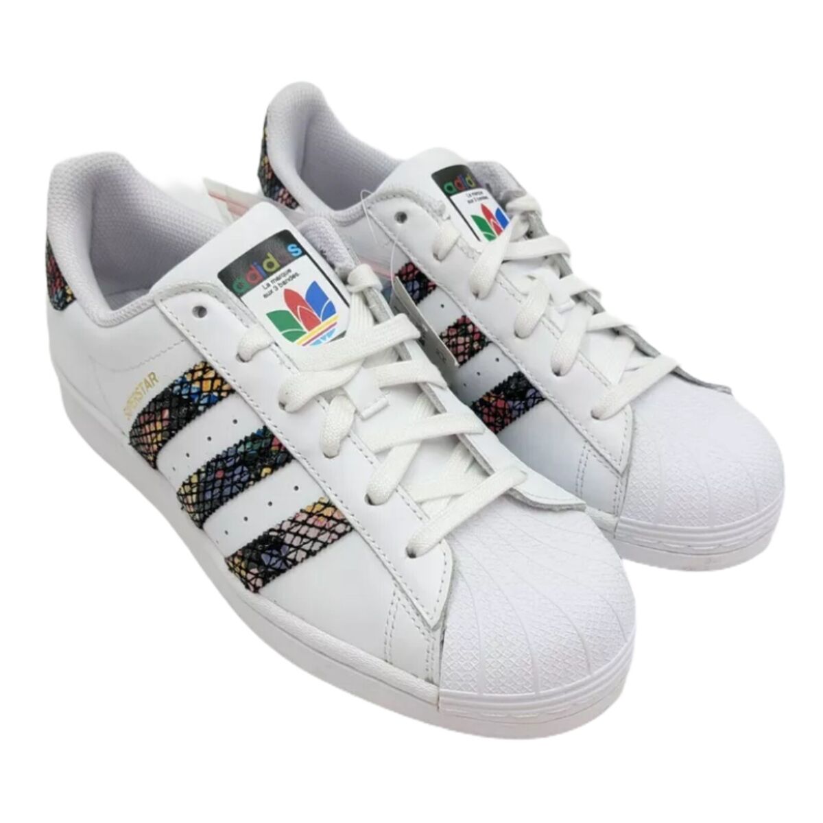 adidas Originals Superstar W Floral Twist Stripe Snakeskin FW3692 Size 7 |  eBay