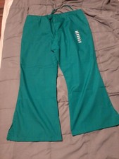 Cherokee Workwear flair Drawstring Pant 4101P petite 2XL Hunter Green Scrub