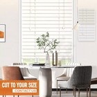 <!--F#f_0-->50mm Smooth Slat PVC Venetian Blinds White/Stone 137cm or 225cm Drop<!--F/-->