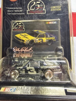 Dale Earnhardt SR #3 Winners Circle 1/64 Silver Series 86  Champ. Wrangler Paint