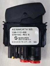 Genuine OEM Paccar Kenworth G90-1131-006 Diff Lock Rocker Switch Rear Axle