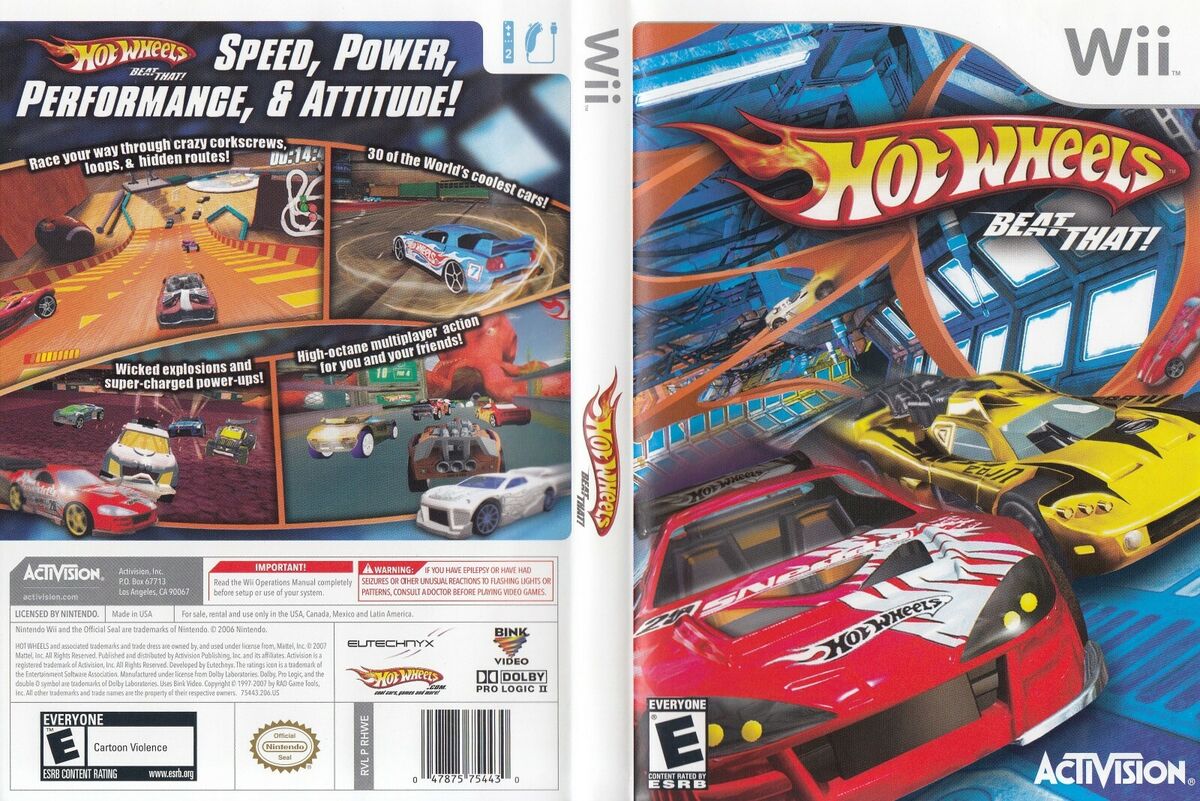 Hot Wheels: Beat That (Nintendo Wii, 2007) *COMPLETE Hot Wheels: Beat That (Nintendo Wii, 2007) *COMPLETE