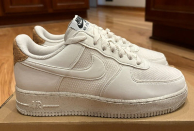 Nike Air Force 1 '07 LV8 Cork Phantom Sail Black DV7184 001 Men's Size 7