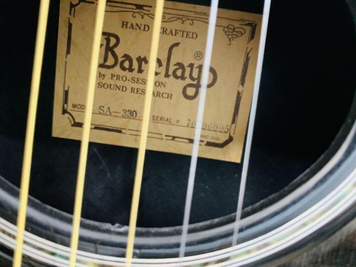 Electric Acoustic Guitar Barclay by Pro-session Sound Electric Acoustic Guitar Barclay by Pro-session Sound