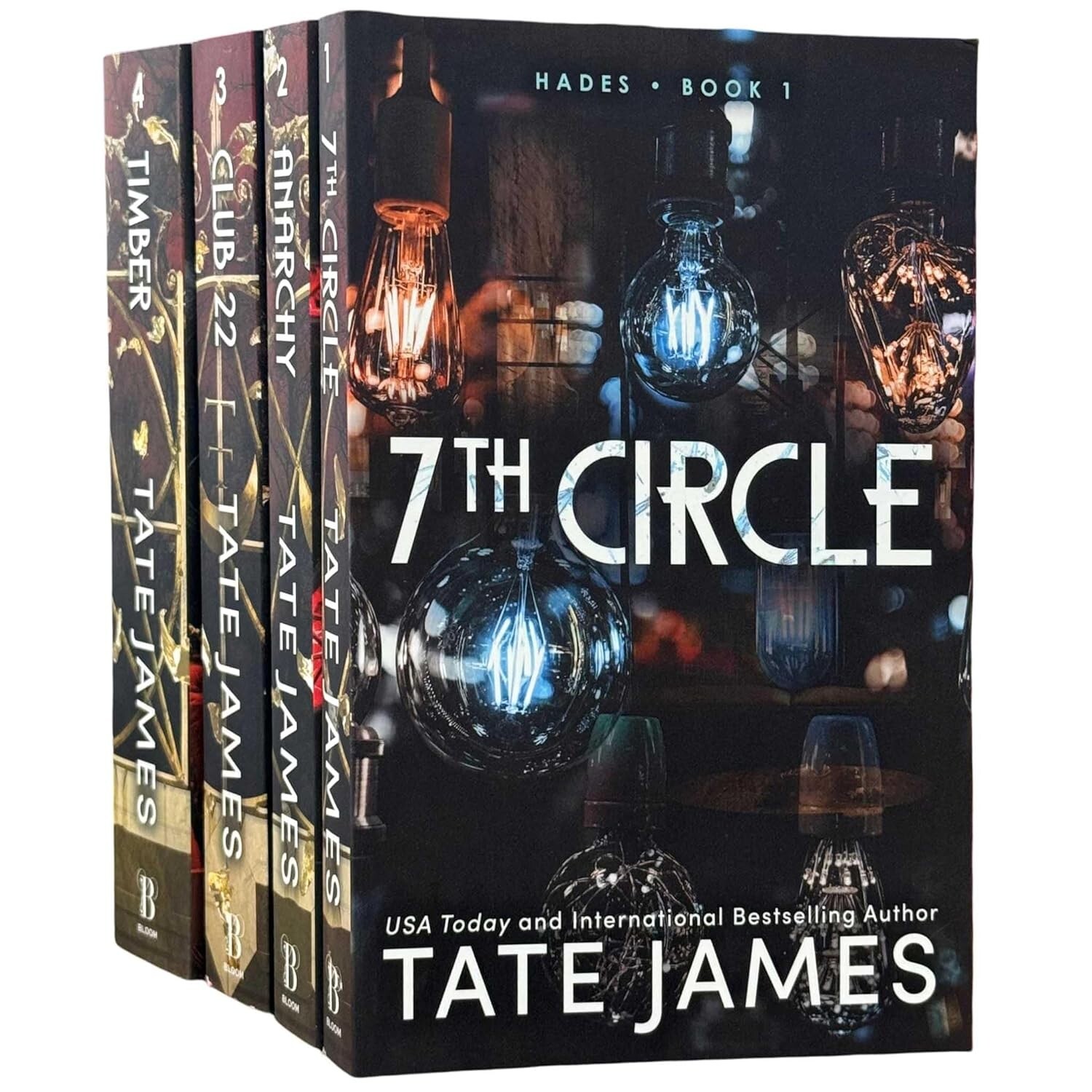 Tate James Unisex Red Hades Series 4 Books Collection Set By 7Th Circle, Anarchy, Club 22 & Timber - Image 4