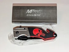 M Tech Ballistic Punisher Styled Knife USA Brand New Unused