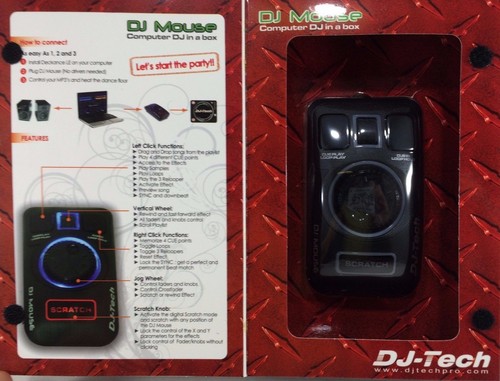 DJ Tech - DJ Mouse and Mouse Pad - MP3 Mixing Software, Mouse & Scratch Mat - Picture 6 of 8