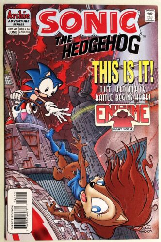 SONIC The HEDGEHOG 1997 Comic #47 END GAME 1 of 4 KNUCKLES Bagged & Boarded NEW