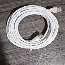 Cat 6 Ethernet Cable RJ-45 to RJ-45 White Network Patch 5/50Mhz