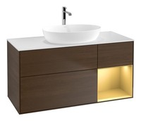 Villeroy & Boch Finion Waschbeckenunterschrank FüR Becken Mittig Regal Rechts...