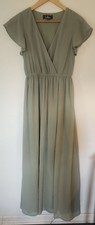 Lulus Women's Sz. XS Lost In The Moment Sage Brush Maxi Dress 