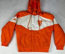 Vintage 90s Apex One Tennessee Volunteers Windbreaker Football Jacket Zip Size S