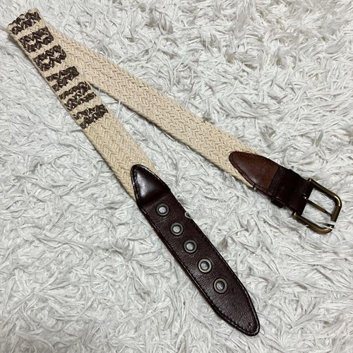 Ceinture Dolce & Gabbana Cuir Reptile Marron - Taille 85 Cm (34 Inch), Vintage, Occasion Très Bon état
