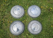 Set Of 4 1960s Mercury Hubcaps 10.5 Stainless Comet Monterey Marauder 15 Whl Set Of 4 1960s Mercury Hubcaps 10.5 Stainless Comet Monterey Marauder 15 Whl