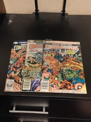 Marvel Super Hero Contest of Champions #1-3 Comic Book Set 1982